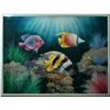 Image 1 : ORIG PAINTING OF TROPICAL FISH IN A CORAL #2389944