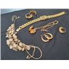 Image 3 : Watch, 2 Sets of earrings 1 ring 1 chain with locket pendant & fashion necklace