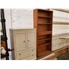 Image 2 : Lot of 2 Wooden Shelves & 1 Wooden Dresser