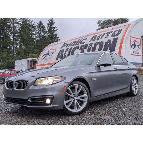 C6A --  2014 BMW 535 D XDRIVE AWD TWIN POWER TURBO-DIESEL , Grey , 231798  KM's "No Reserve"