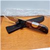 Image 2 : New Wood Handle Hunting Knife W/Sheath