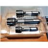 Image 1 : New 3 Stainless/Rubber LED Flashlights
