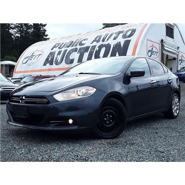 A12B --  2014 DOGE DART LTD , Black , 114562  KM's