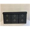 Image 1 : 6 Drawer Collapsable Storage Ottoman