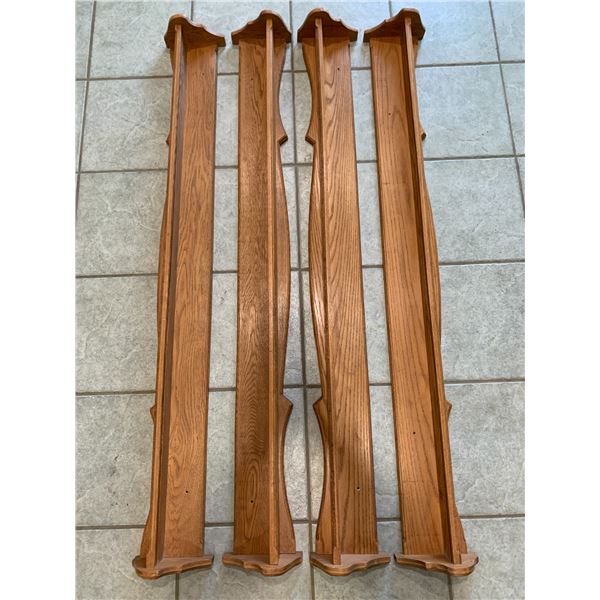 4 Wooden Shelves