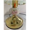 Image 2 : Floral theme Touch Lamp with Gold Finish