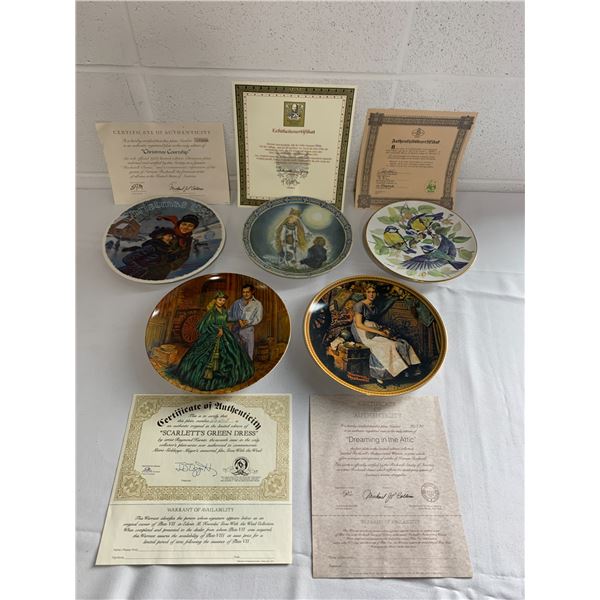 5 Collectors Plates