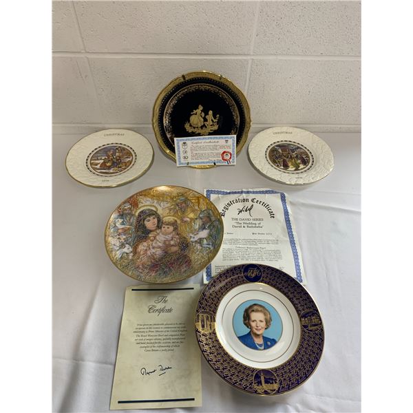 Various Collectable Plates