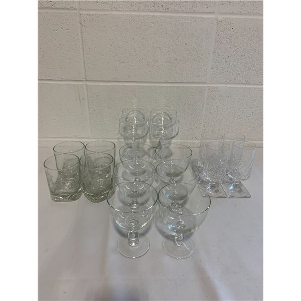 Assorted Liquour Glasses
