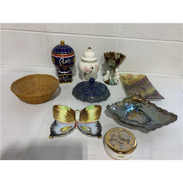 Assorted Decorative Plates and Bowls