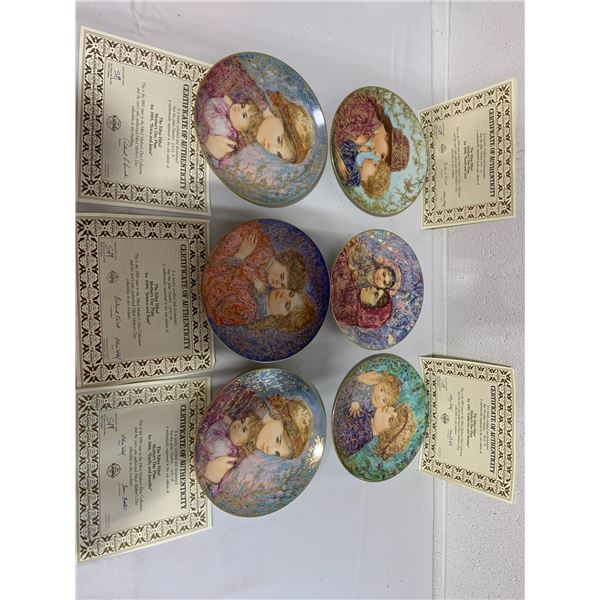 Hibel's Mothers Day Collection Plates and Royal Doulton