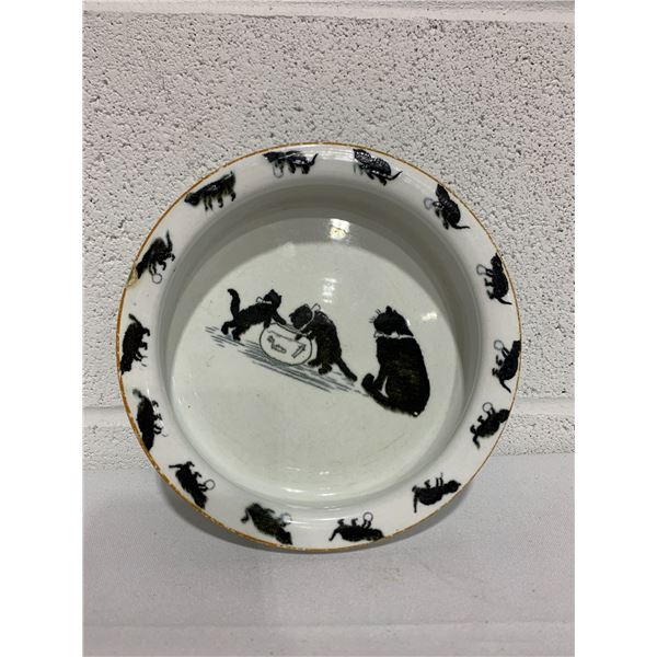 Vintage Black Cats Nursery Ware