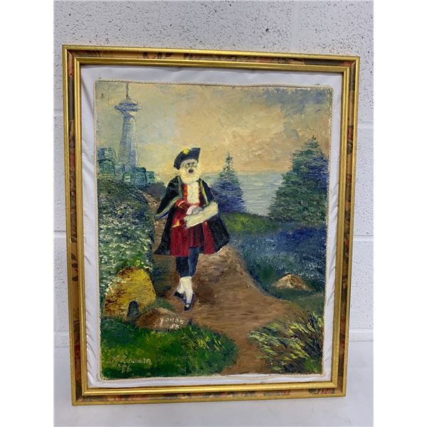 Signed Acrylic Painting