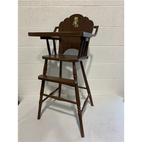 Vintage Wooden High Chair - Circa 1940’s