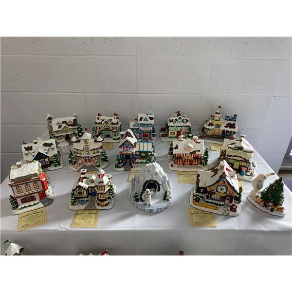 Rudolph's Christmas Town, Illuminated Sculptural Village