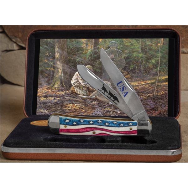 Knife of the Year - Case Star Stangled Knife in box