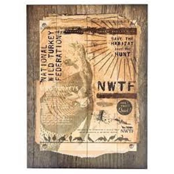NWTF Vintage Wood Sign