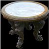 Image 1 : Marble Top Lion Table #2354872