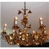 Image 1 : Gilt Tole Chandelier #2355123