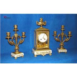 Exclusive and Outstanding Bronze Clock Set !!  #2355147