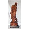 Image 1 : CHINESE WOOD CARVED IMMORTAL, QING DYNASTY #2355162