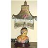Image 1 : Esther Hunt Lotus Bud lamp & custom shade #2355347