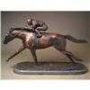 Image 1 : MAGNIFICENT RACE TO THE FINISH BRONZE SCULPTURE#2355391