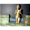 Image 1 : GILDED BRONZE INKSTAND DECO FIGURE #2355437