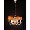 Image 1 : Silverplate sIx light chandelier #2355505