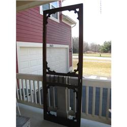 Antique Victorian Gingerbread Screen Door #2368496