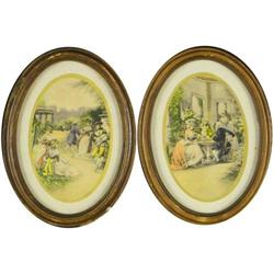 Pair of prints entitled ?Victorian Scenes? #2368509