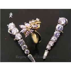RHJ Marquise & Round Cubic Zirconium Ring  #2368521