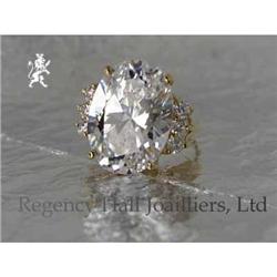 RHJ Brilliant Clear Oval cubic zirconium Ring  #2368525