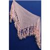 Image 1 : VINTAGE LACE SHAWL -  PINK SILK #2368543