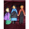 Image 1 : Amish Wooden  3 Dolls  #2368908
