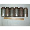 Image 1 : 1864 set of 6 Civil War spice tins  #2368952