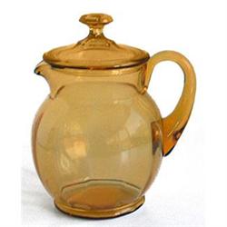 NMV Depression Glass Guest Pitcher w Lid #2369227
