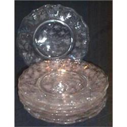 Seven Fostoria Chintz Elegant Depression Plates#2369397