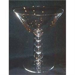 Eight Candlewick Elegant Saucer Champagne Stems#2369421