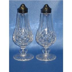 Waterford Pedestal Glass salt& pepper shaker #2369438