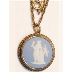 Vintage early Wedgwood Goddess cameo necklace #2369505