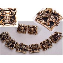 Bizarre DRAGON Gothic Figural Goddess parure #2369522