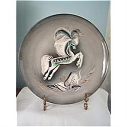 Sasha Brastoff Horse Plate-Artist Signed #2369610
