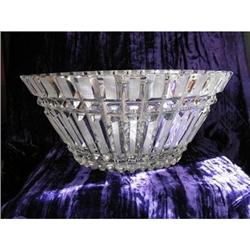 Crystal Prism Cut Centerpiece Bowl #2369631