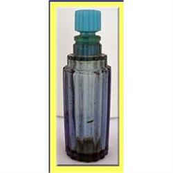 LALIQUE BLUE GLASS WORTH PERFUME BOTTLE ART #2369822