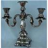 Image 1 : BEAUTIFUL ANTIQUE 3LIGHT SILVER P CANDELABRUM #2369845