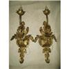 Image 1 : Pair Sconces Acanthus Leaf 19th Century Wired #2391569