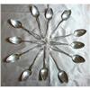 Image 1 : 12 WHITING "ARABESQUE" PATTERN TEASPOONS  #2391658