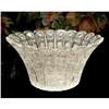 Image 1 : GORGEOUS CZECH CUT CRYSTAL BOWL QUEENS LACE #2391735