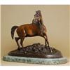 Image 1 : DYNAMIC HORSE ACCOLADES BRONZE SCULPTURE #2392284